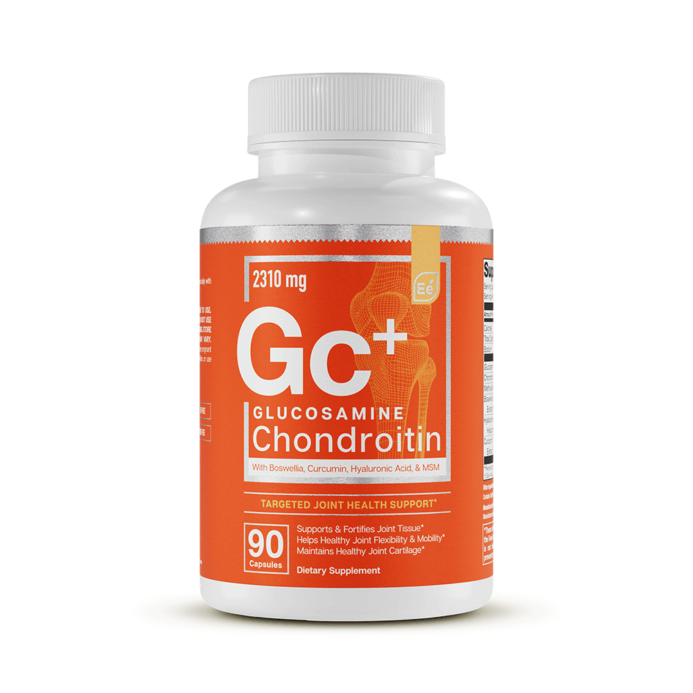 Essential Elements Glucosamine Chondroitin 2310 mg, 90 capsules with Boswellia, Curcumin, Hyaluronic Acid, and MSM for joint