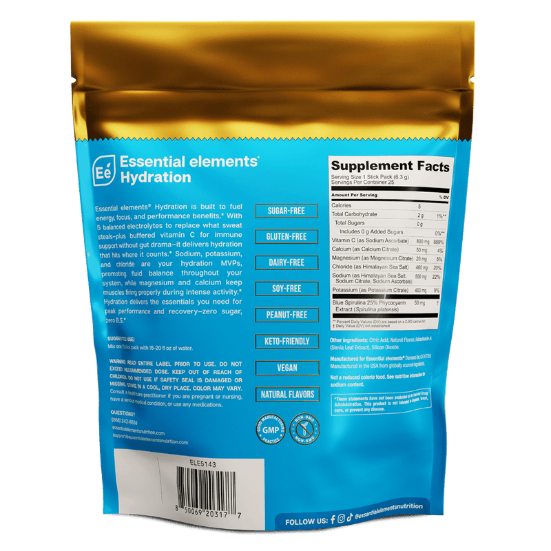 Hydration Blue Raspberry Lemonade 25 Count